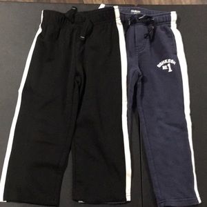 2 Toddler boys draw string pants bundle